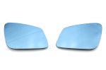 OLM Mirrors Toyota Supra (2020-2022) [Wide Angle Convex w  Defrosters] Blue Fashion