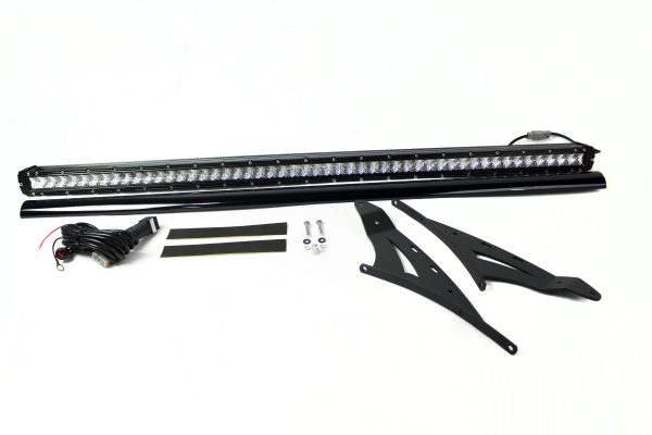 Race Sport RS Straight LED Light Bar GMC Sierra (2007-2013) Stealth Series For Sale