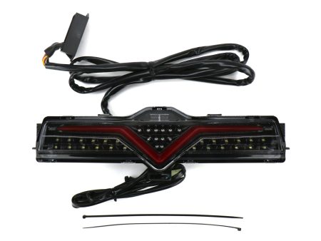 OLM LED 4th Brake   Reverse Light FR-S (13-16) BRZ (13-20) 86 (17-20) [VL Style Sequential] Clear Lens   Carbon Base   Red Bar Sale