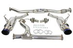 Invidia N1 Exhaust Subaru Legacy GT (2010-2012) Catback w  Twin Outlet Single Layer Titanium Blue Tip Online Hot Sale