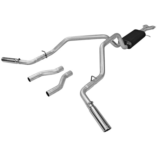 Flowmaster Exhaust Chevy Silverado   GMC Sierra 1500 5.7L V8 (96-99) 2.50  Catback - American Thunder 17468 Fashion