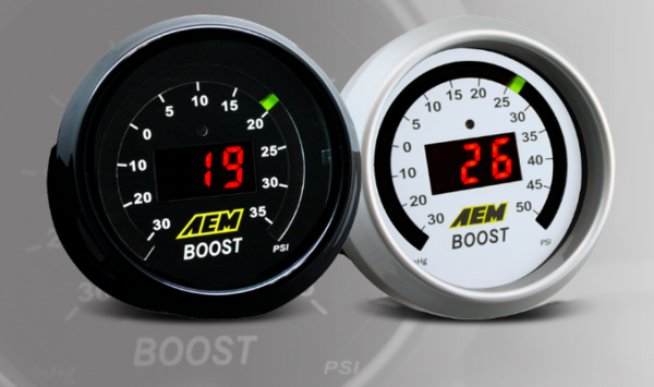 AEM Boost Pressure Gauge (30 ~ 35 PSI) 30-4406 Online Sale