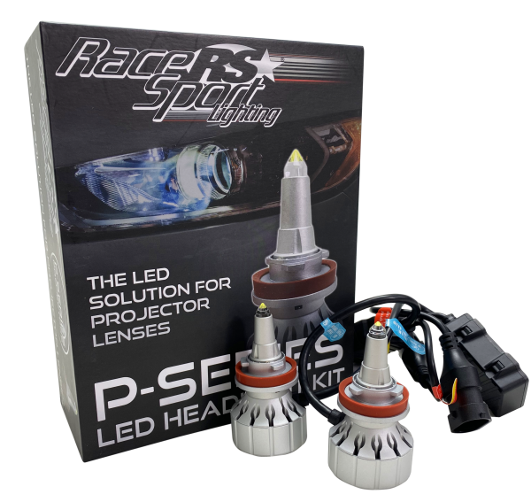 Race Sport RS Lighting (H11 P-Series Projector Perfect Beam Headlight Upgrade Bulbs) 60-Watt LED w  True 360 Degree Down Road Pattern Online