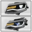 Auto Addict Projector Headlights Chevy Camaro (2016-2018) w  LED DRL & Sequential Turn Signal - Black or Chrome Housing Online now