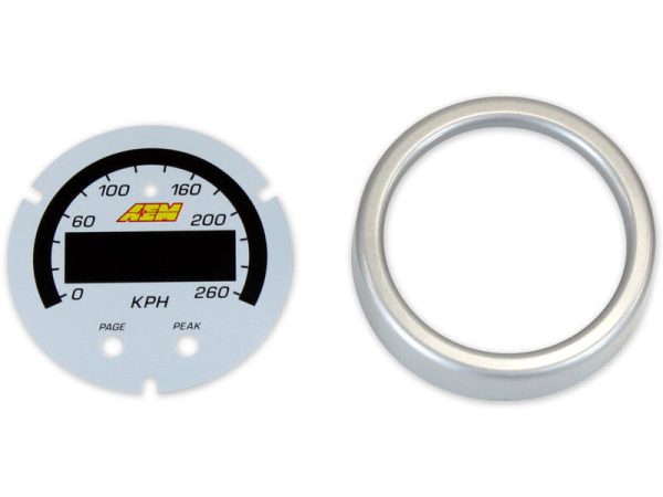 AEM X-Series GPS Speedometer Gauge 0-160mph   0-240kph Black Bezel & Faceplate 30-0313 For Discount