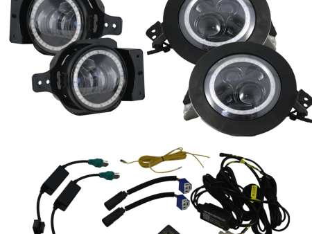 Race Sport RS LED Headlight & Fog Light Kit Jeep Wrangler JL (18-23) Chasing or Non-Chasing Version Cheap