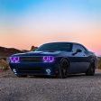 Auto Addict Headlights Dodge Challenger (08-14) LED RGB Color Change Projector Lights Sale