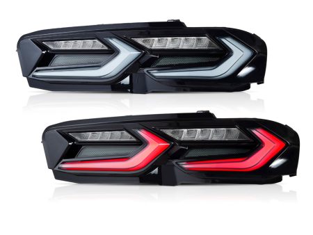 Auto Addict Tail Lights Chevy Camaro (19-23) Umbra Style or Velox Style w  Sequential Turn Signal Fashion