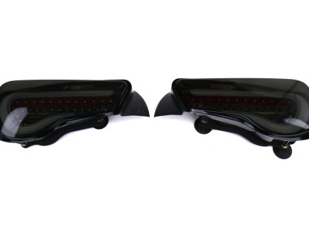 OLM Tail Lights FR-S (13-16) BRZ (13-20) 86 (17-20) [VL Style Sequential] Black   Smoke   Gold Supply