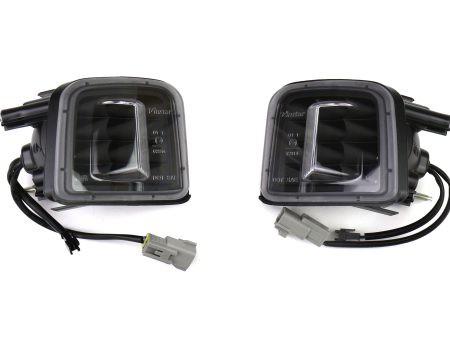 OLM Turn Signal Lights Subaru WRX   WRX STI (15-17) Clear Lens   Matte Black Housing For Cheap