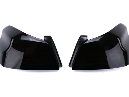 OLM Evolution Tail Lights Subaru WRX   WRX STI (15-21) Smoked Lens   Black Housing   Red Bar Discount