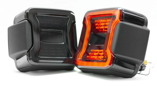 Race Sport RS LED Tail Light Jeep Wrangler JL (2018-2023) Premium Smoked Lens Hot on Sale