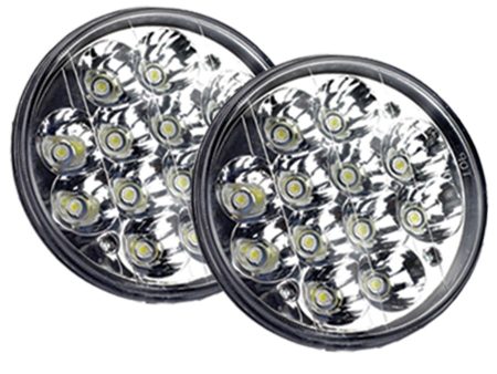 Race Sport RS Round Headlight LED Conversion Lens - Direct Replacement for 5  H4 Lenses Cheap